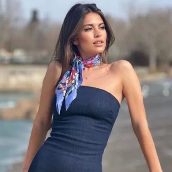 Zara ZW THE DENIM DRESS - Picture 7 of 13